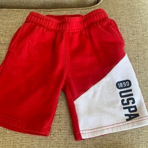 Boys USPA polo pull on shorts